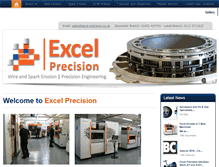 Tablet Screenshot of excel-precision.co.uk